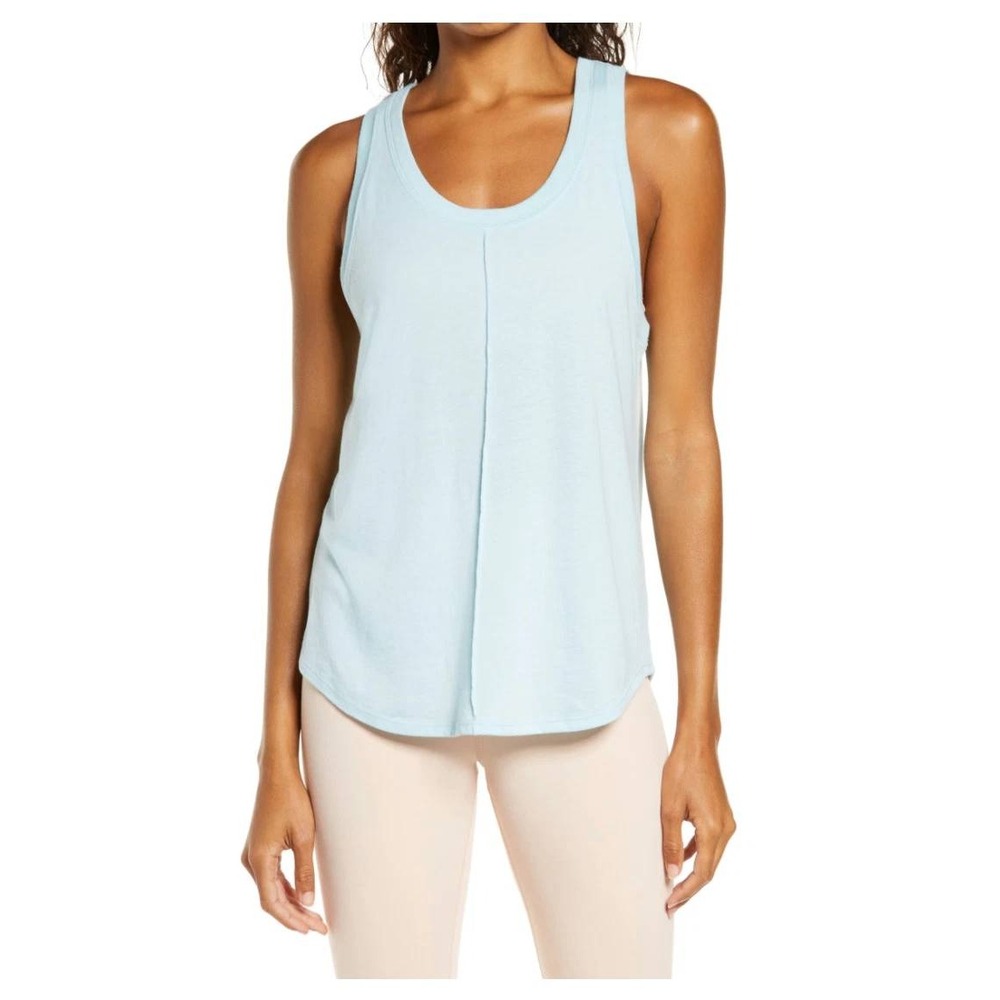 ALO Yoga Women's Sleeveless Scoop Neck Activewear Yoga Pullover Tank Top Size M